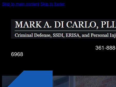 Mark A. Di Carlo, PLLC Attorney at Law