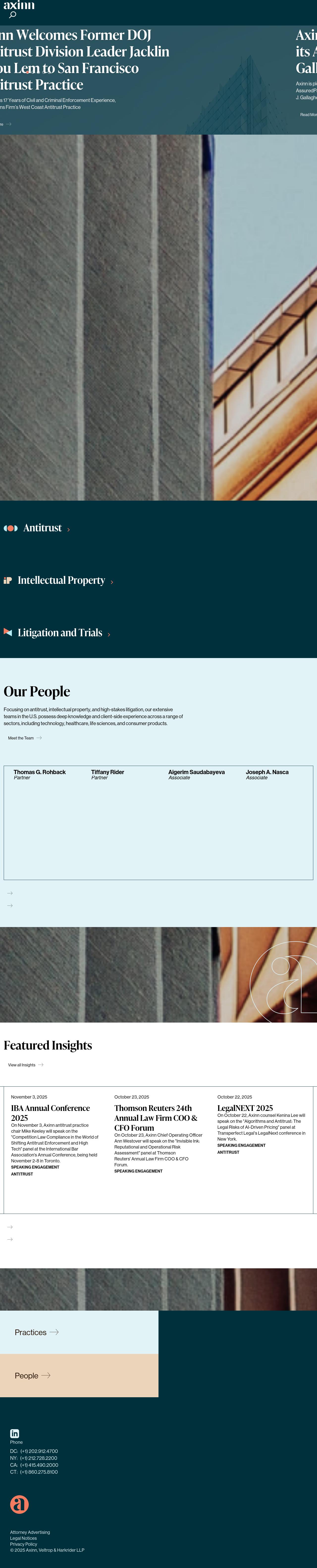 Axinn, Veltrop & Harkrider LLP - New York NY Lawyers