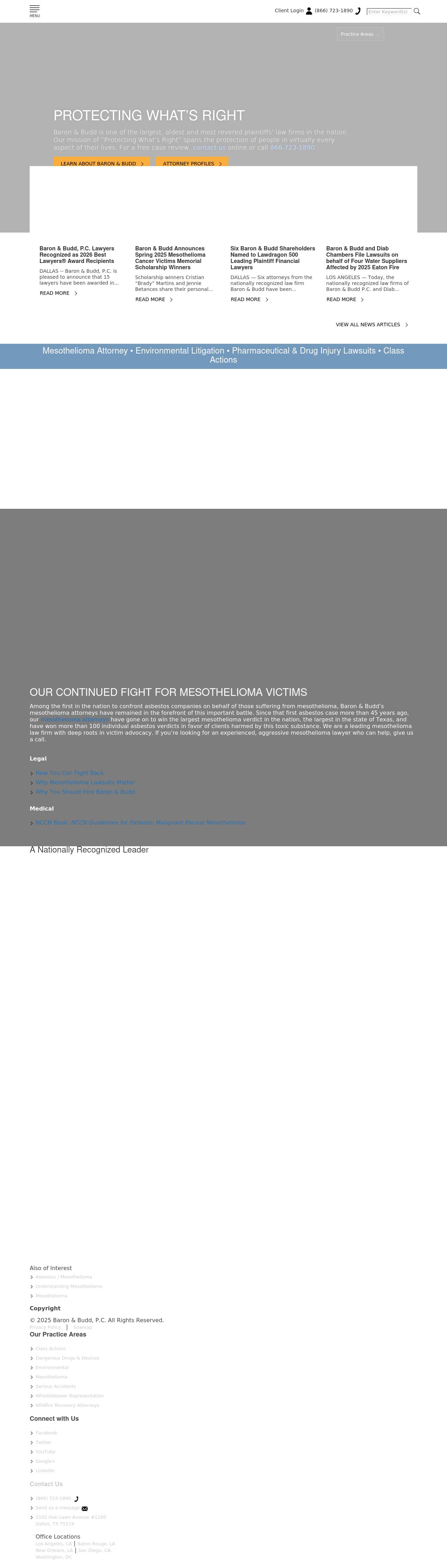 Baron & Budd, P.C. - Encino CA Lawyers
