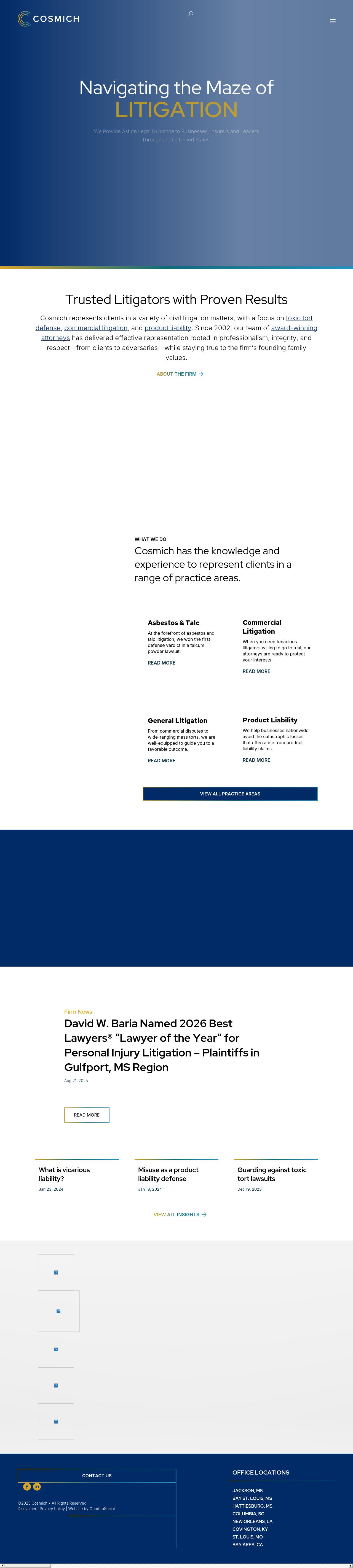 Cosmich Simmons & Brown, PLLC - Hattiesburg MS Lawyers
