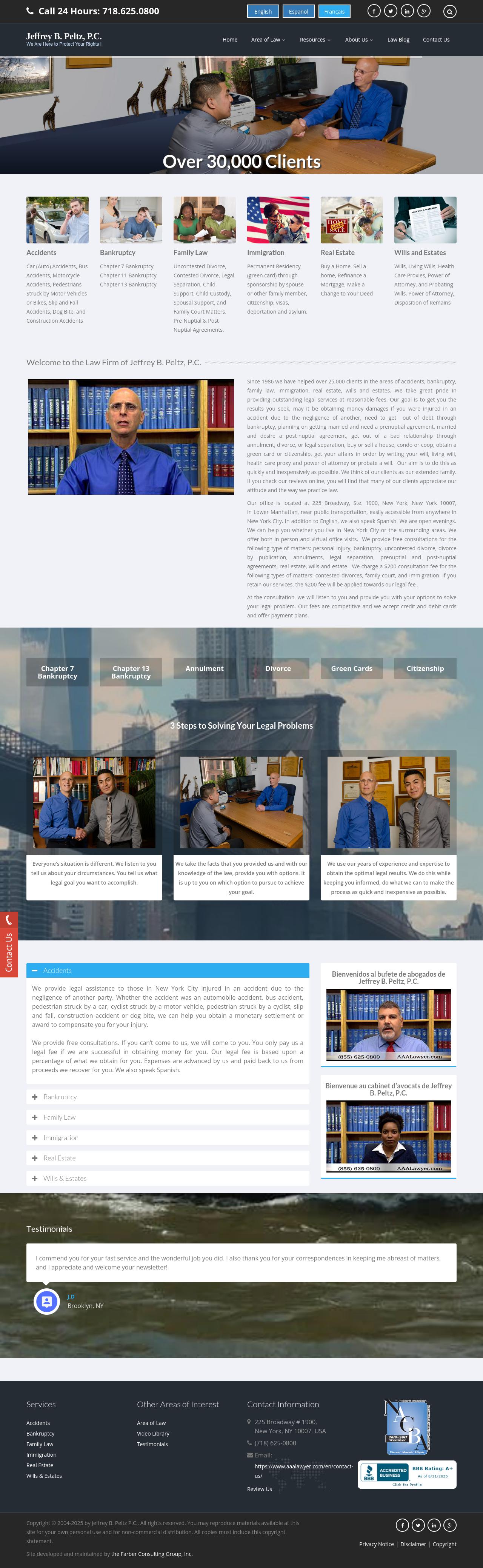 Jeffrey B. Peltz, P.C. - Brooklyn NY Lawyers