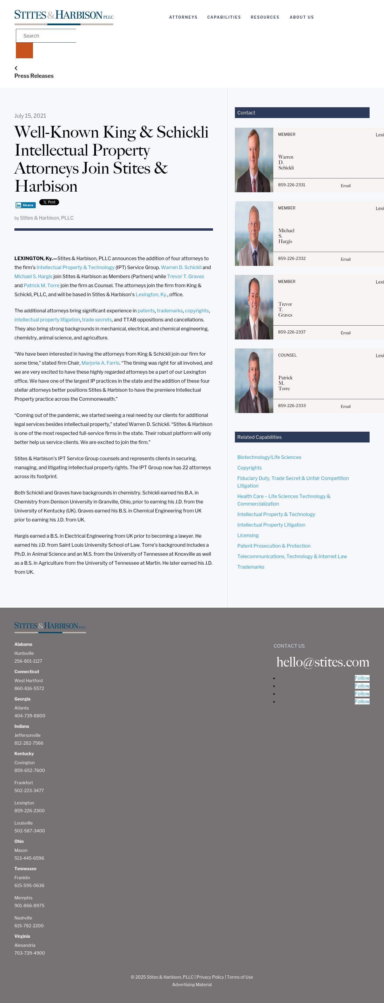 King & Schickli, PLLC - Lexington KY Lawyers