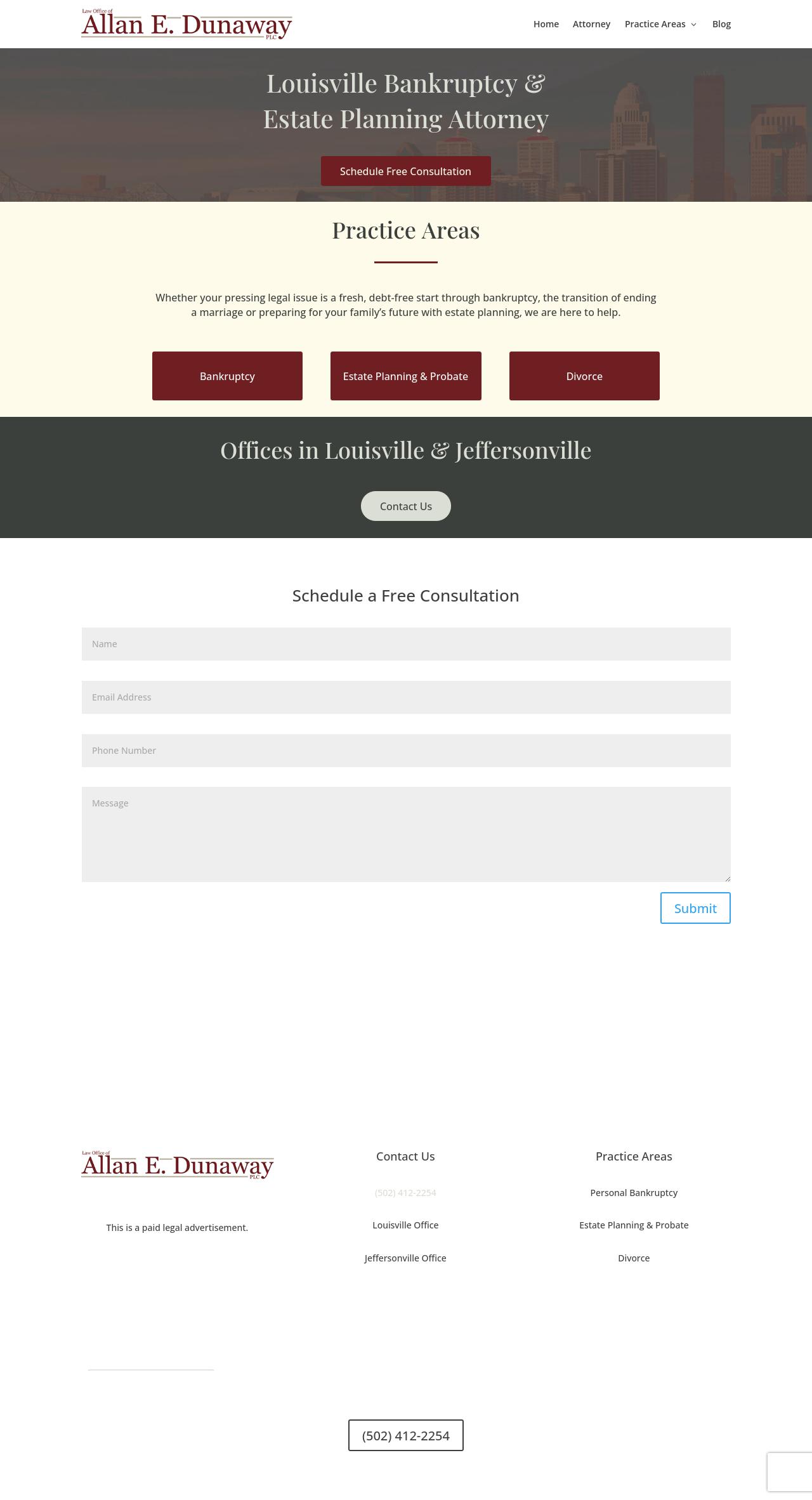 Law Office of Allan E. Dunaway, PLC - Jeffersonville IN Lawyers