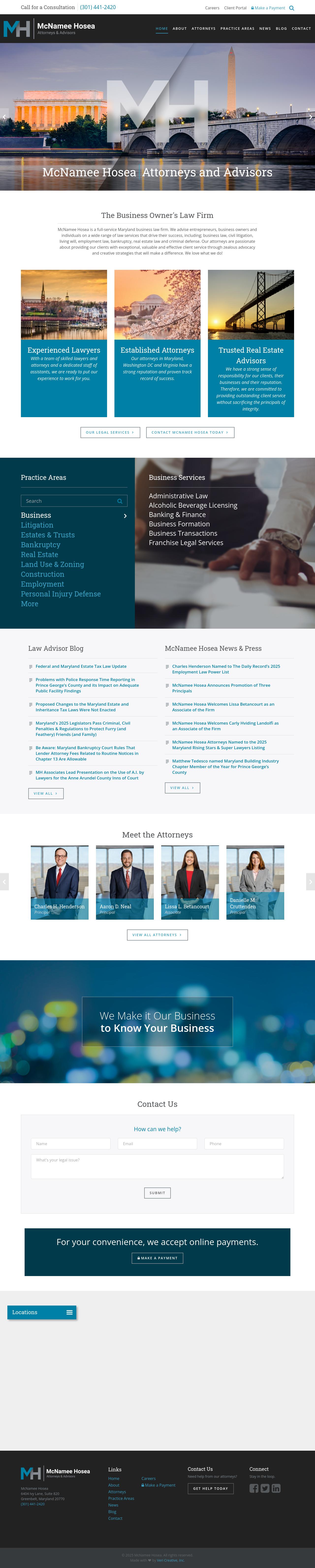 McNamee, Hosea, Jernigan, Kim, Greenan & Lynch, P.A. - Greenbelt MD Lawyers