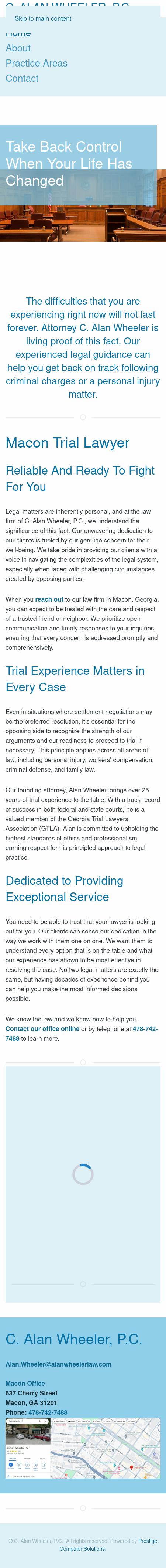 C. Alan Wheeler, P.C. - Macon GA Lawyers