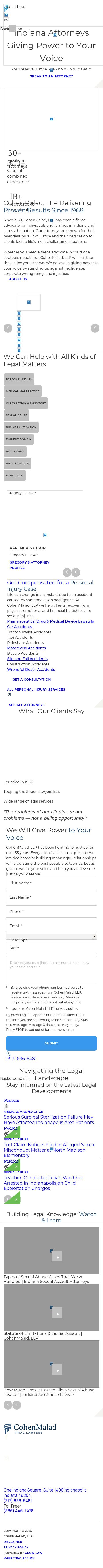 Cohen & Malad, LLP - Indianapolis IN Lawyers