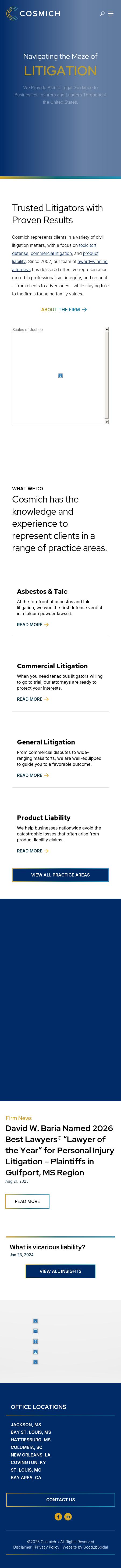 Cosmich Simmons & Brown PLLC - Jackson MS Lawyers