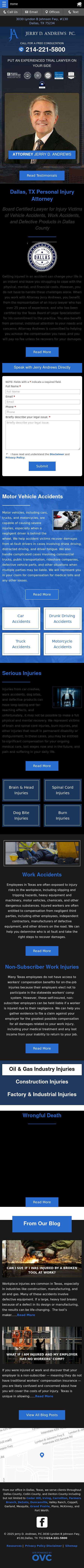 Jerry D. Andrews, P.C. - Dallas TX Lawyers