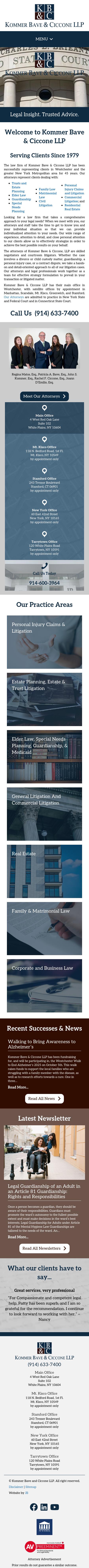 Kommer Bave & Ollman LLP - New York NY Lawyers