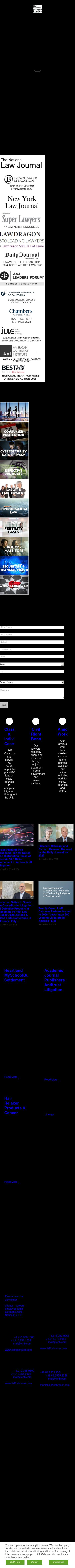 Lieff Cabraser Heimann & Bernstein, LLP - San Francisco CA Lawyers