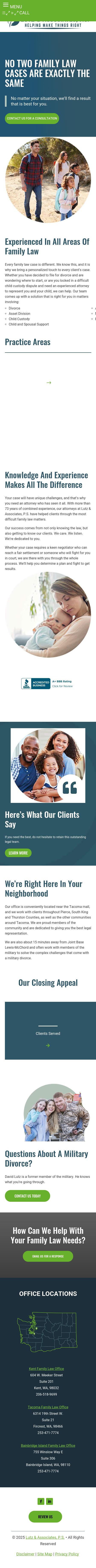 Lutz Law Offices, P.S. - Tacoma WA Lawyers
