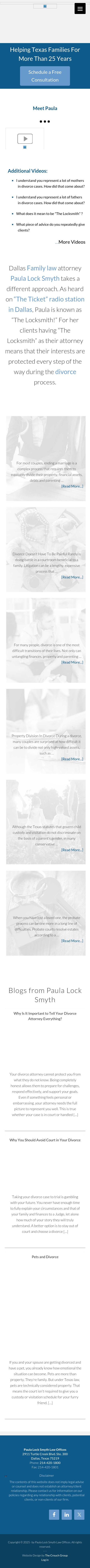 Paula Lock Smyth Law Offices - Dallas TX Lawyers