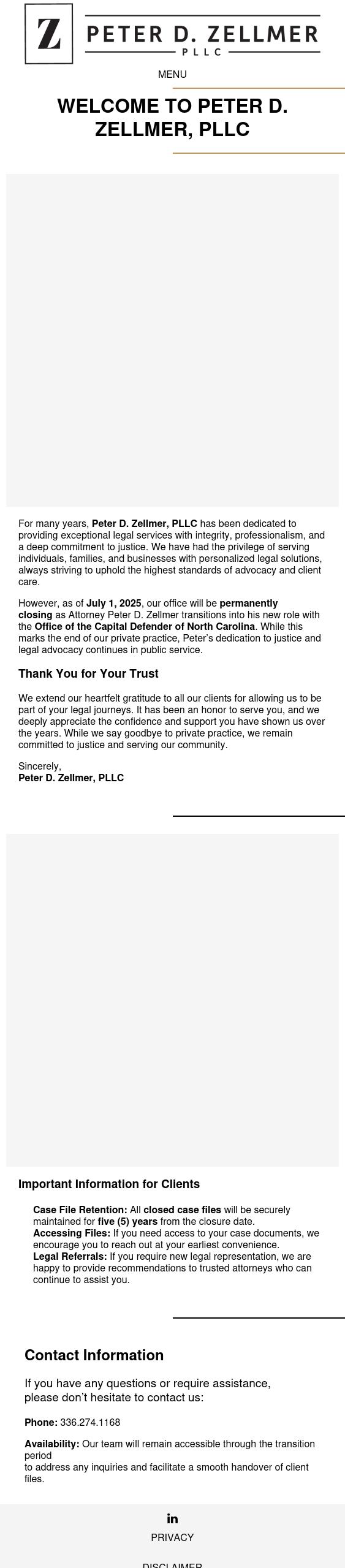 Peter D. Zellmer, PLLC - Greensboro NC Lawyers