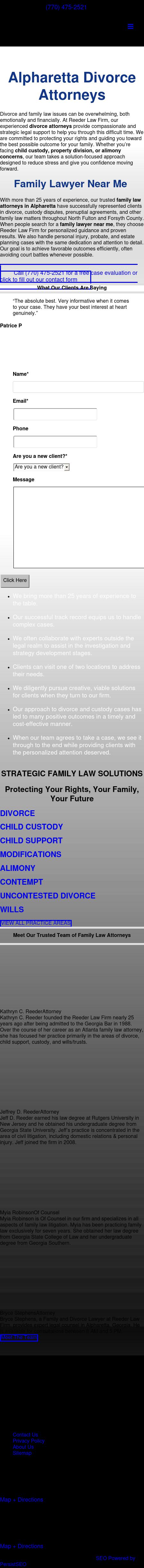 Reeder Law Firm - Alpharetta GA Lawyers