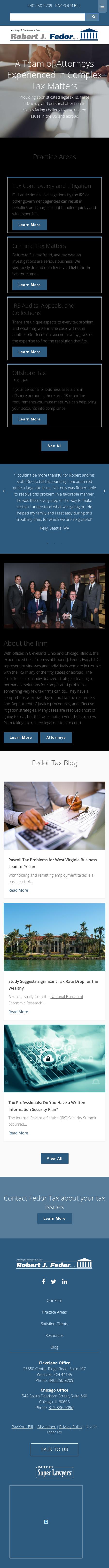 Robert J. Fedor, Esq., L.L.C. - Chicago IL Lawyers