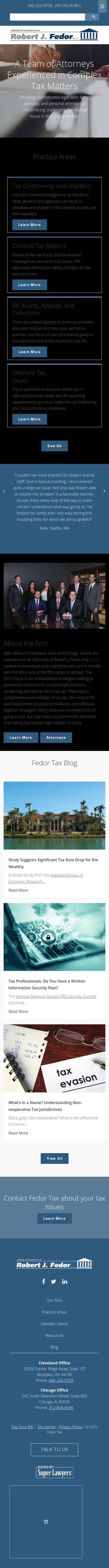 Robert J. Fedor, Esq., L.L.C. - Westlake OH Lawyers