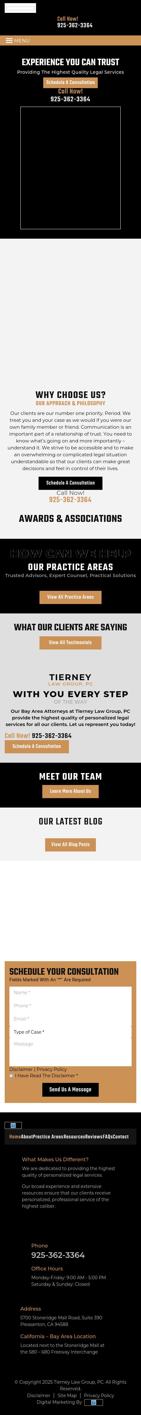 Tierney Law Group, PC - Pleasanton CA Lawyers