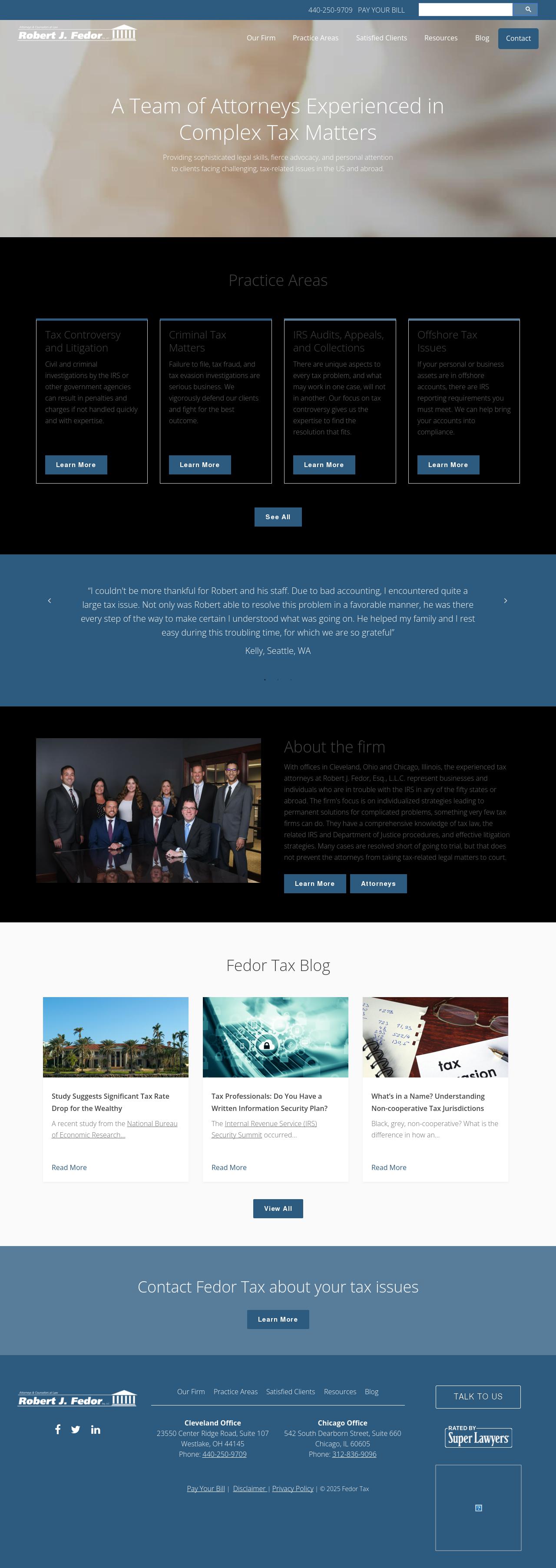 Robert J. Fedor, Esq., L.L.C. - Westlake OH Lawyers