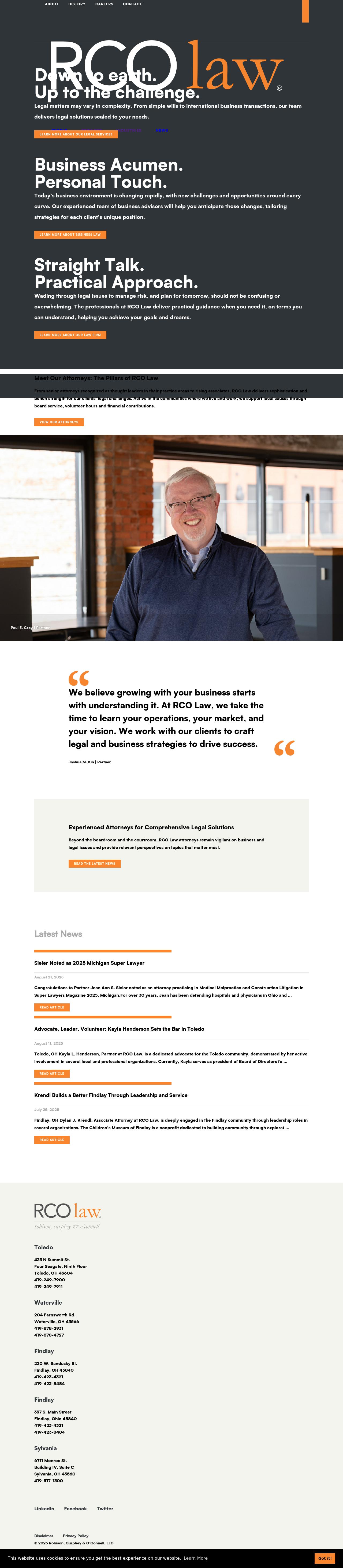 Robison, Curphey & O'Connell, LLC - Waterville OH Lawyers