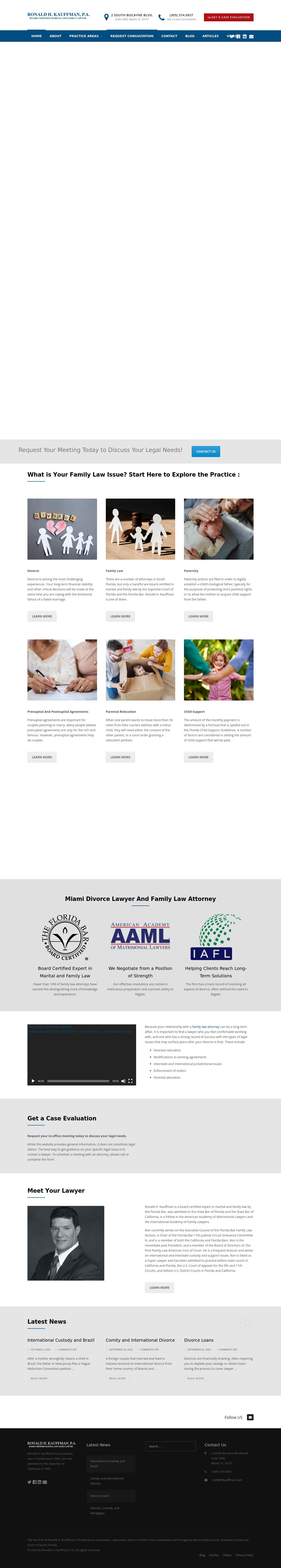 Ronald H. Kauffman, P.A. - Miami FL Lawyers