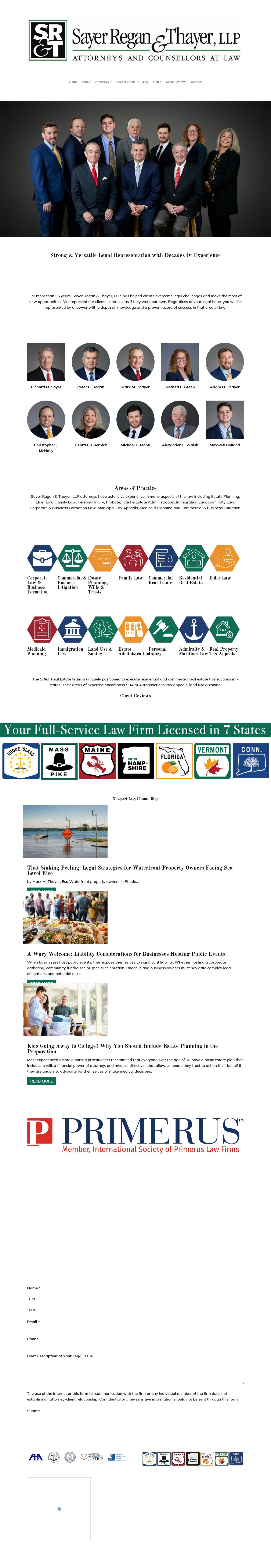 Sayer Regan & Thayer, LLP - Newport RI Lawyers