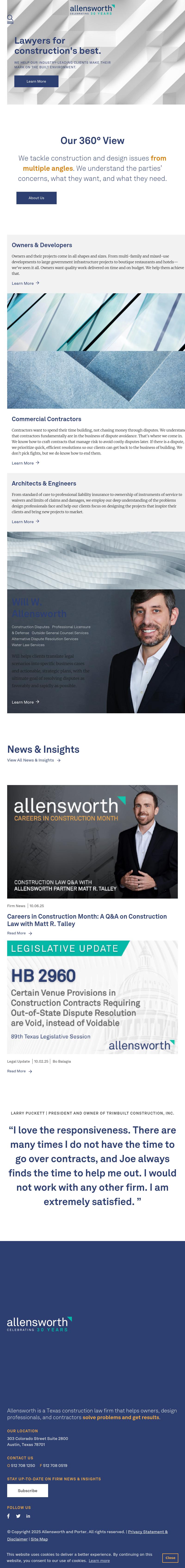 Allensworth and Porter, L.L.P. - Austin TX Lawyers