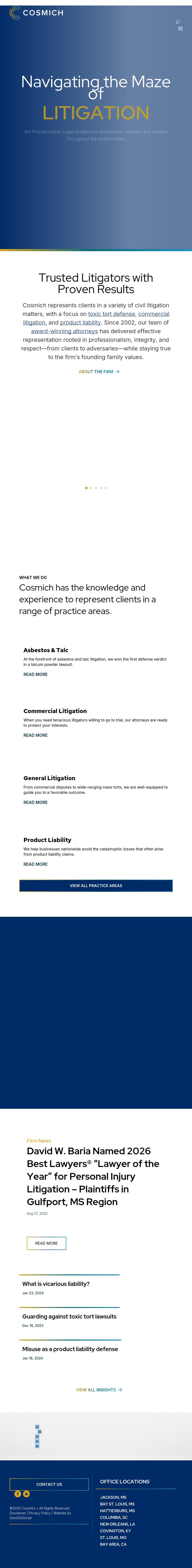 Cosmich Simmons & Brown PLLC - Jackson MS Lawyers