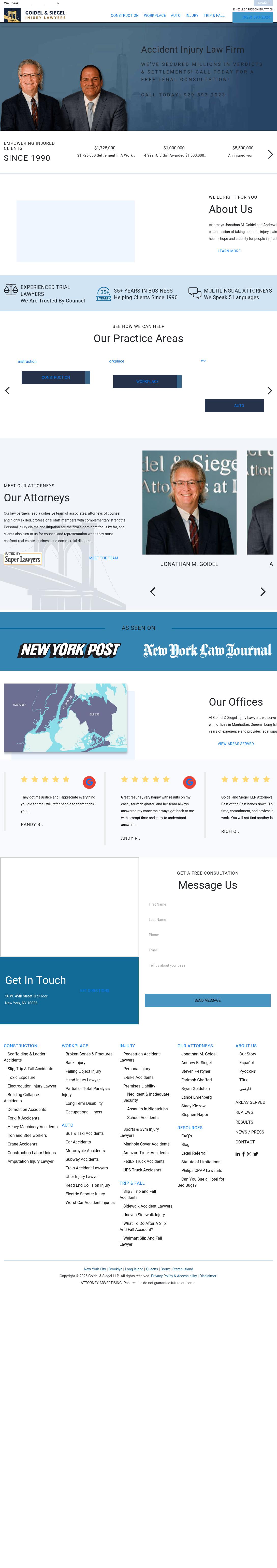 Goidel & Siegel LLP - New York NY Lawyers