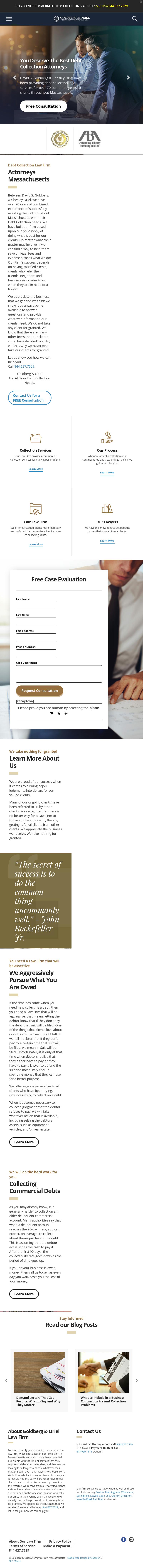 Goldberg & Oriel - Framingham MA Lawyers