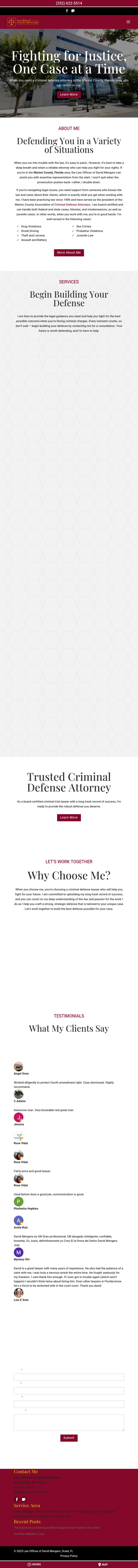 Law Office of David Mengers - Ocala FL Lawyers