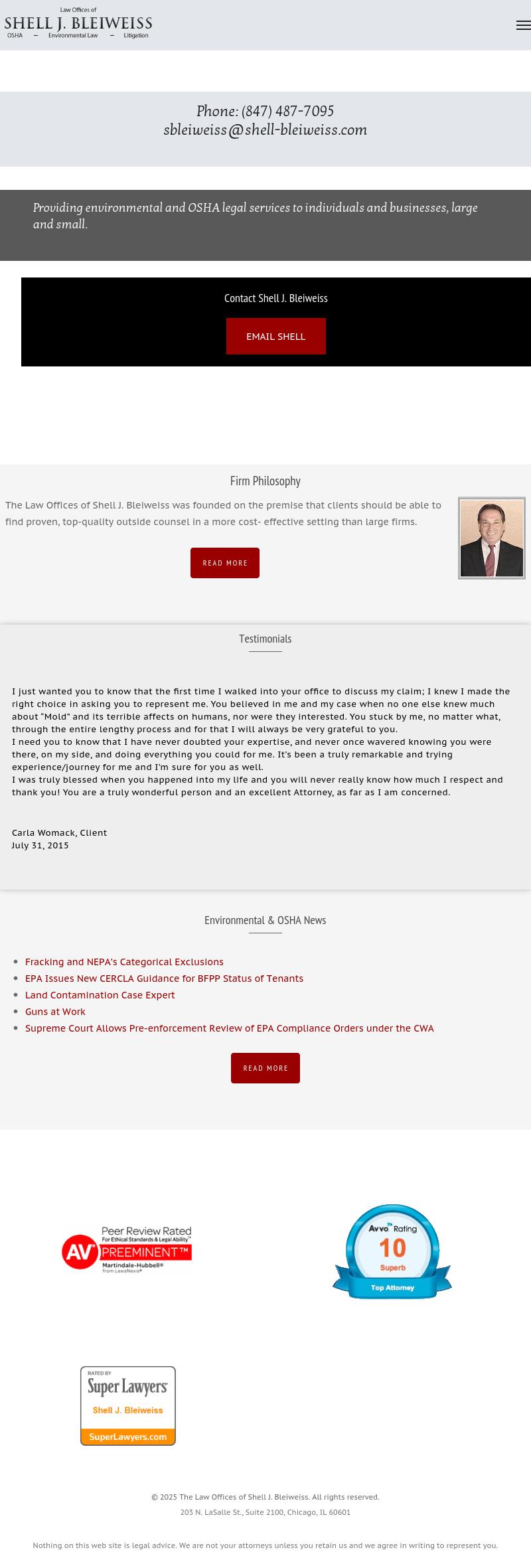 Law Offices of Shell J. Bleiweiss - Barrington IL Lawyers