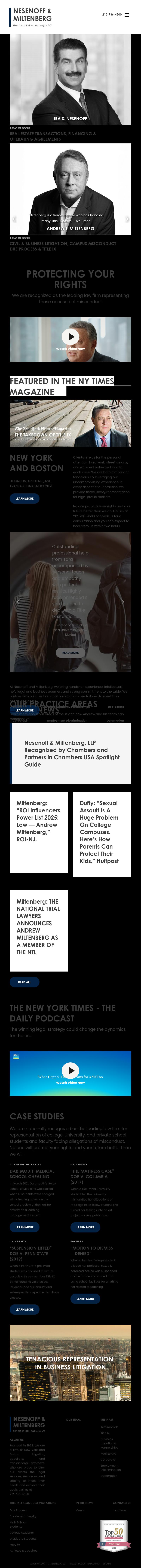 Nesenoff & Miltenberg, LLP - New York NY Lawyers