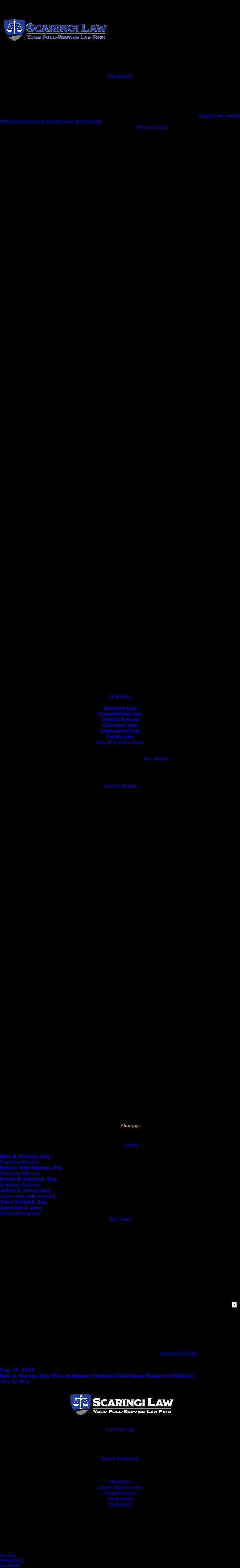 Scaringi & Scaringi, P.C. - Carlisle PA Lawyers