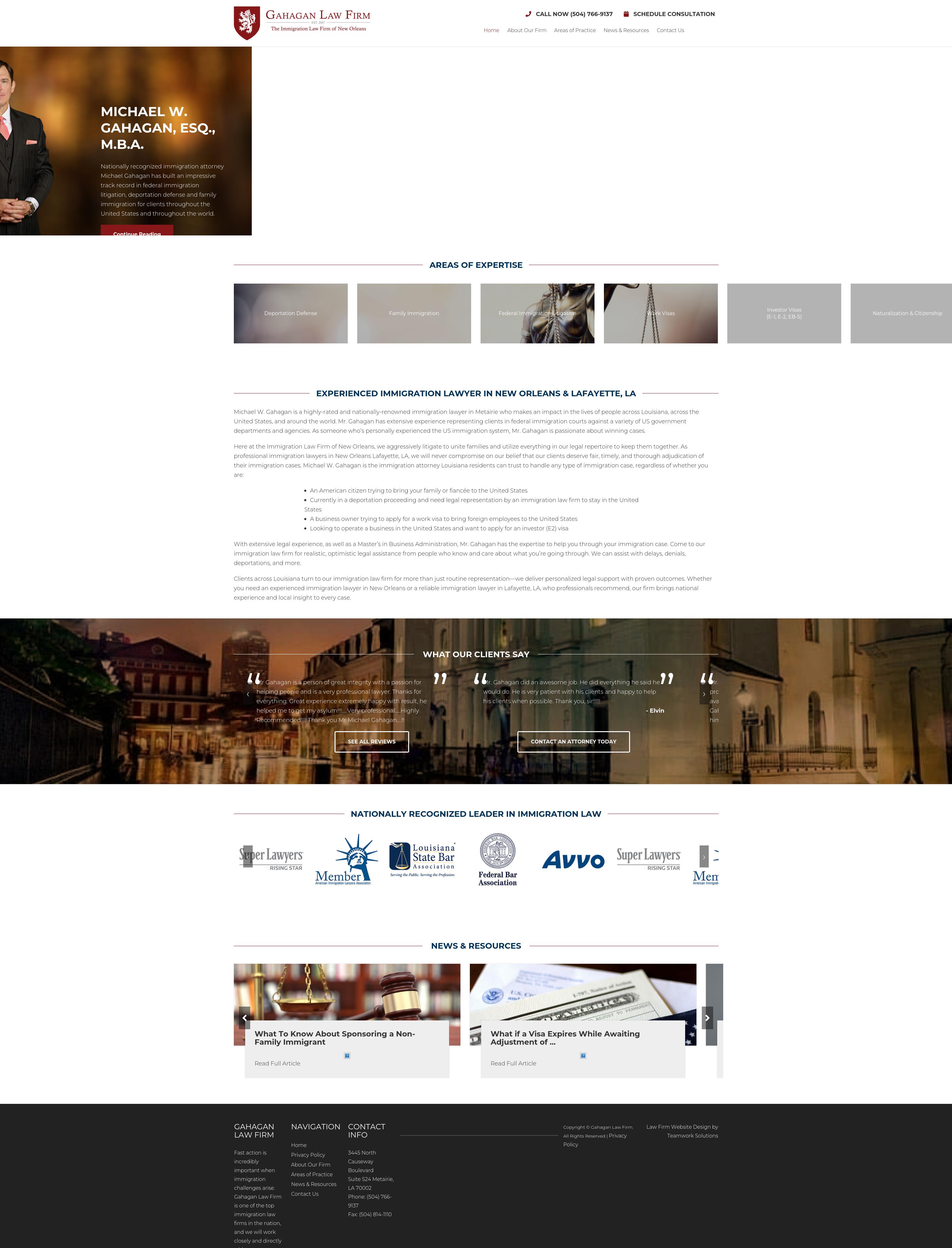 The Immigration Law Firm of New Orleans - Metairie LA Lawyers