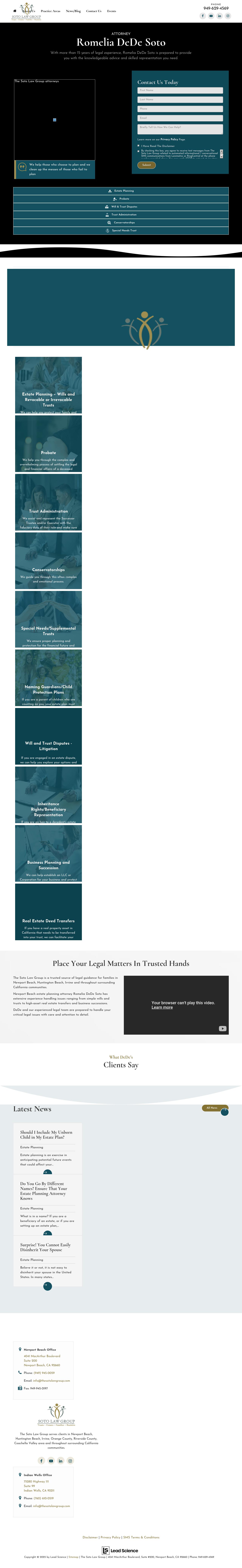 The Soto Law Group - Newport Beach CA Lawyers