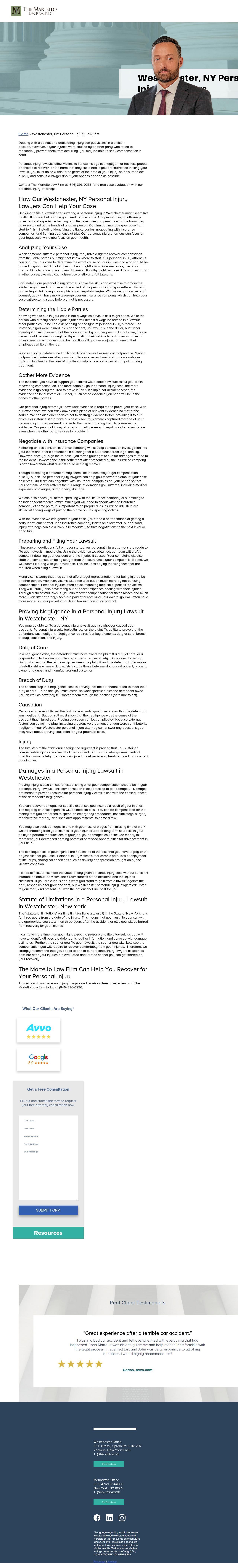 The Martello Law Firm - Yonkers NY Lawyers
